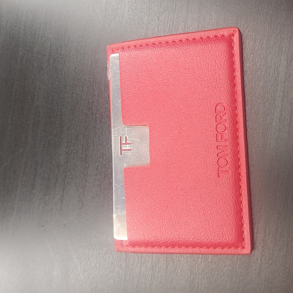 Tom Ford leather mirror holder/card holder. Authentic